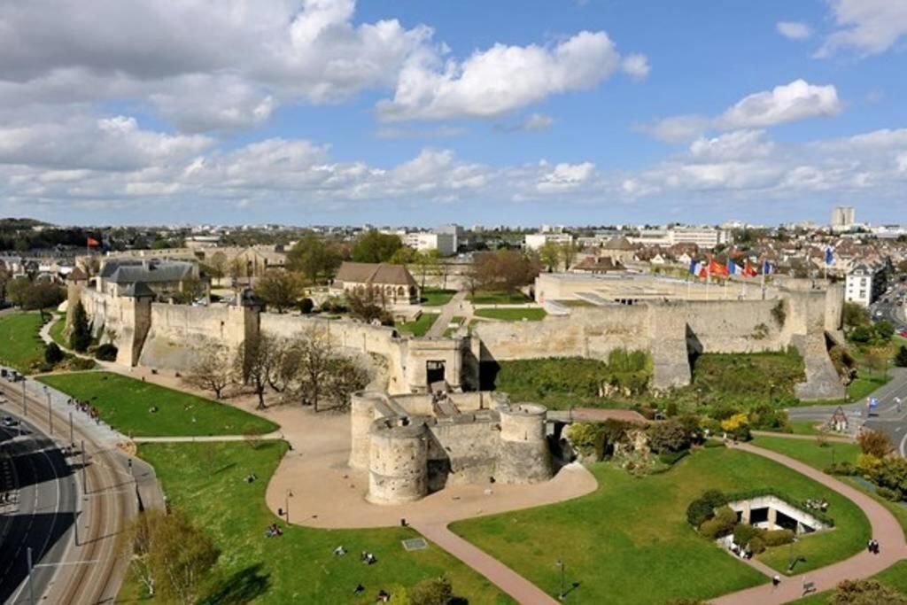Appt Premium Centre Chateau Terrasse 2 Chambres 6P Vue Exceptionnelle Caen Exterior photo
