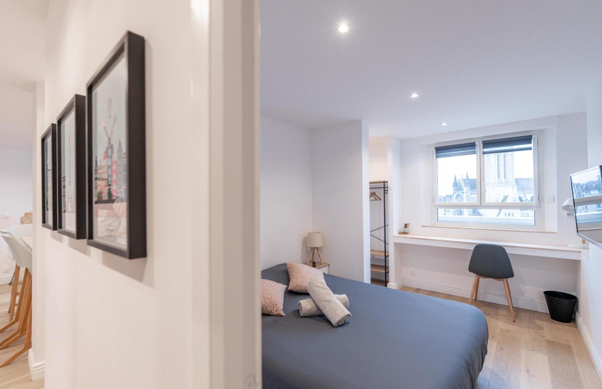 Appt Premium Centre Chateau Terrasse 2 Chambres 6P Vue Exceptionnelle Caen Exterior photo