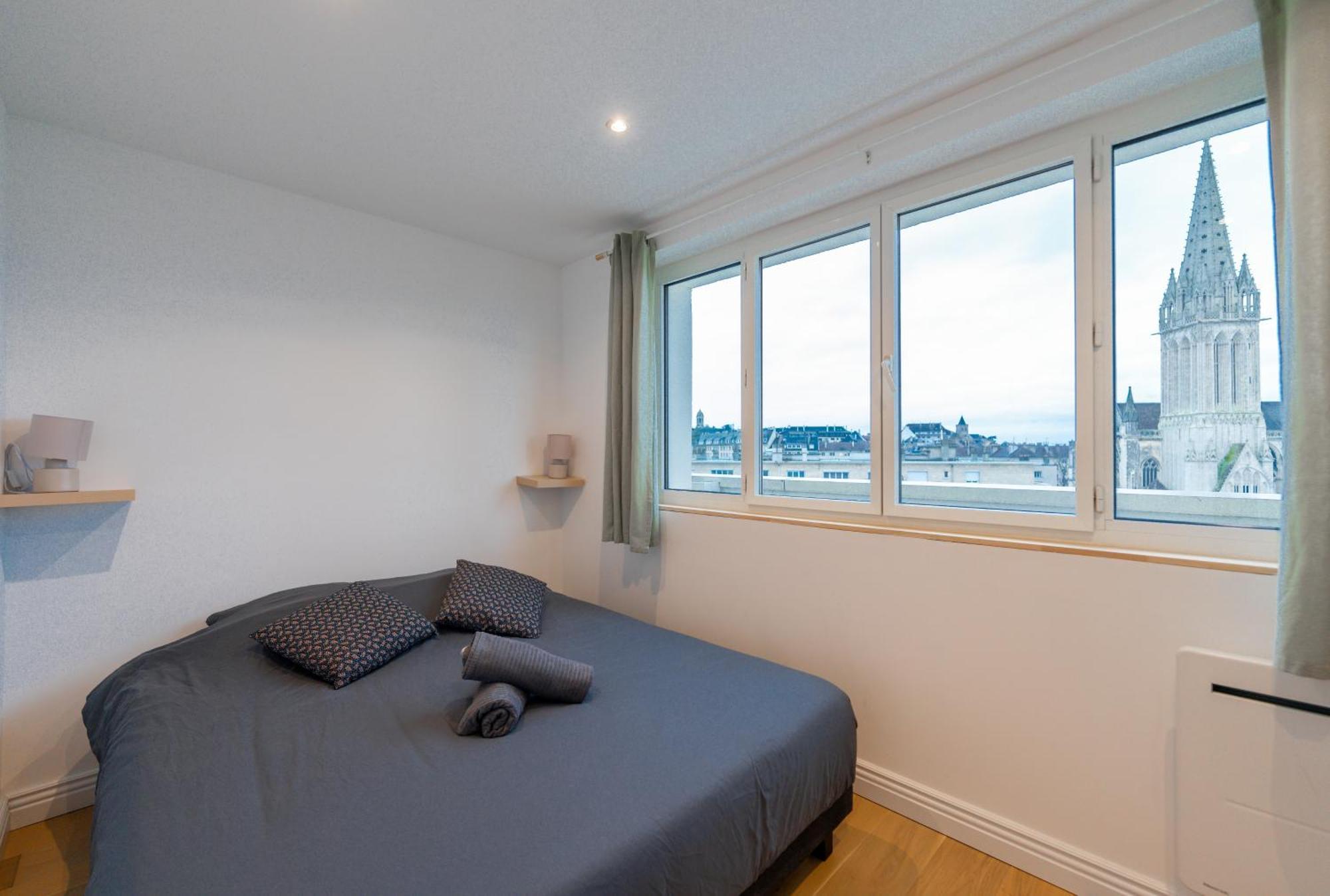 Appt Premium Centre Chateau Terrasse 2 Chambres 6P Vue Exceptionnelle Caen Exterior photo