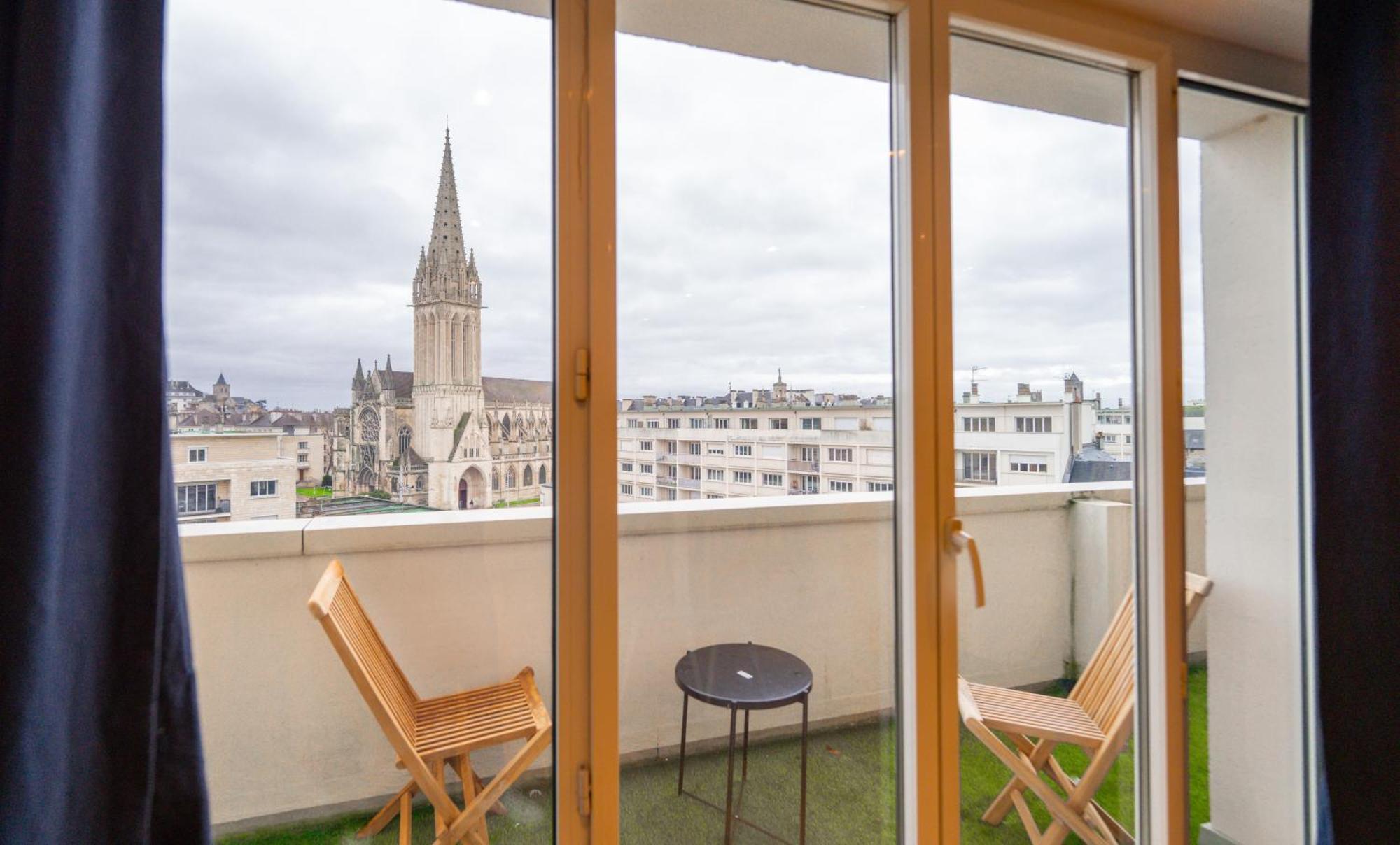 Appt Premium Centre Chateau Terrasse 2 Chambres 6P Vue Exceptionnelle Caen Exterior photo