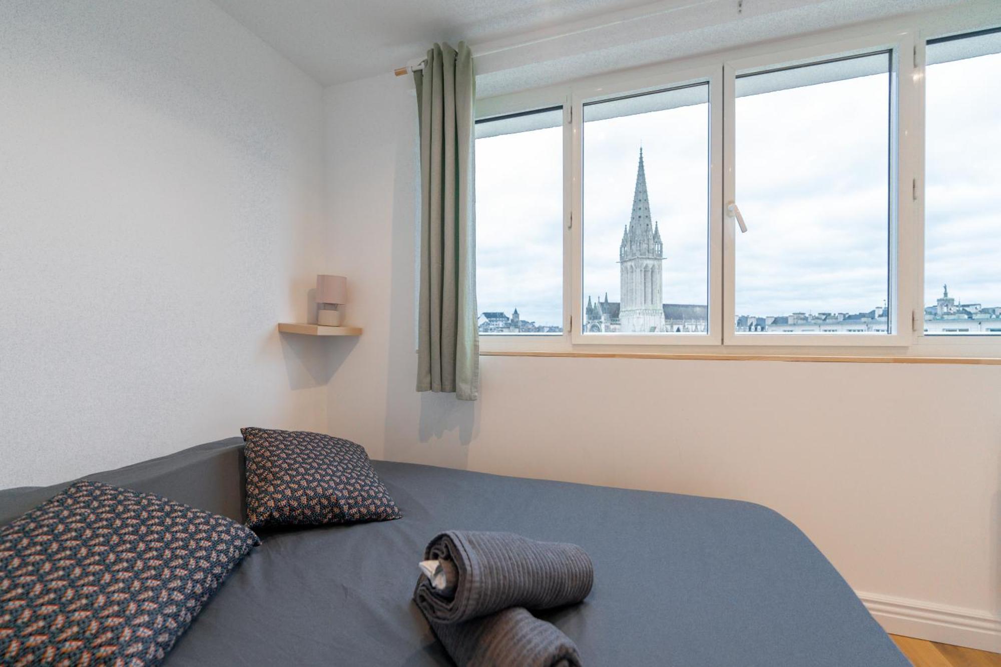 Appt Premium Centre Chateau Terrasse 2 Chambres 6P Vue Exceptionnelle Caen Exterior photo